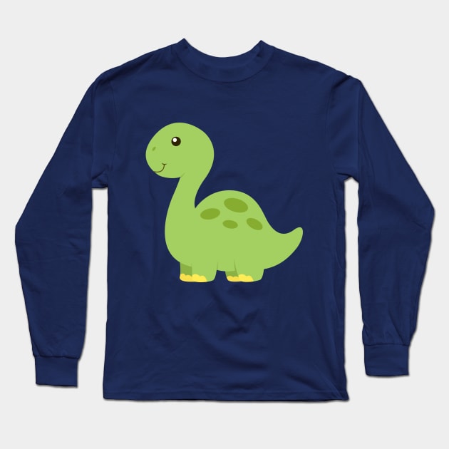 Dinosaur Kids Dino Design Long Sleeve T-Shirt by samshirts